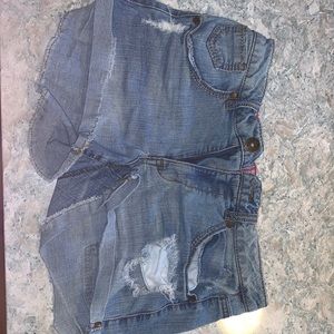 Light wash jean shoes  size 9 Mudd brand
